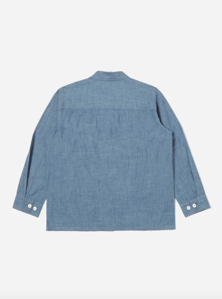 Universal Works- Western Shirt Indigo Chambray – Providence