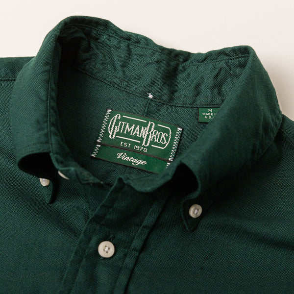 Gitman Vintage- Cotton Green Hopsack