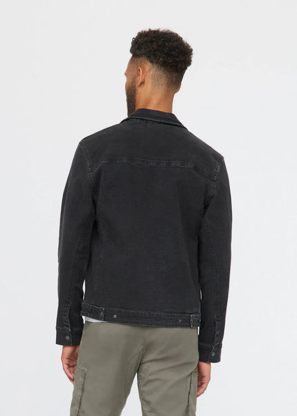 DUER - Stretch Canvas Utility Jacket: Black