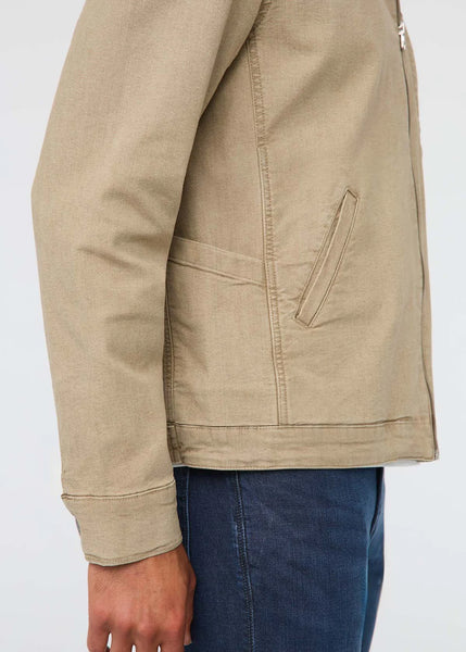 DUER - Stretch Canvas Utility Jacket: Tan