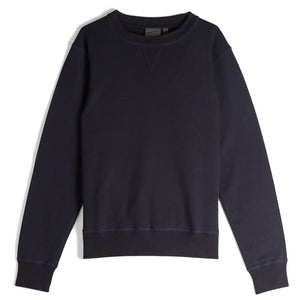 Naked & Famous- Crewneck Heavyweight Terry Navy