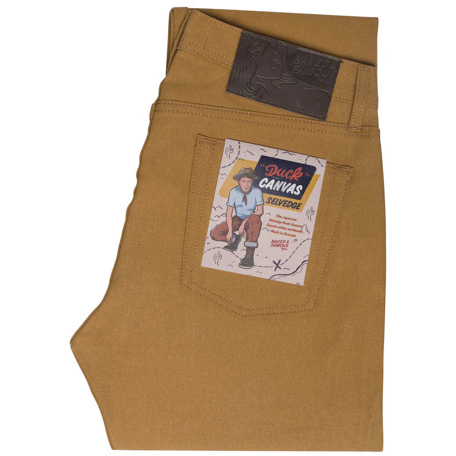 Naked & Famous- Weird Guy Duck Canvas Selvedge