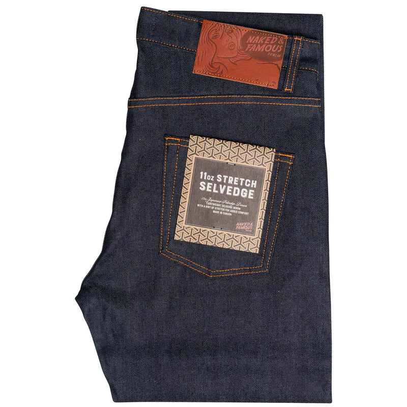 Naked & Famous- Easy Guy 11oz Stretch Selvedge Indigo