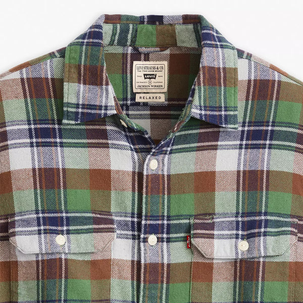 Levi’s- Jackson Worker Denver Plaid Fondue Fudge Flannel