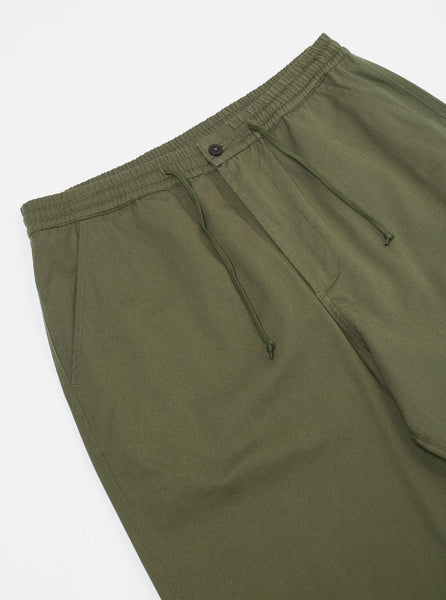 Universal Works- Hi Water Trouser In Light Olive Twill