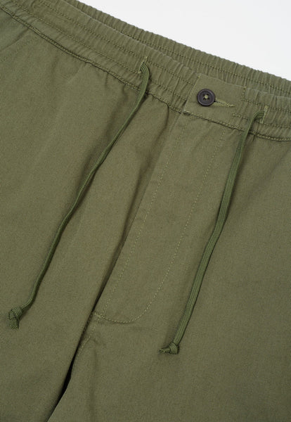 Universal Works- Hi Water Trouser In Light Olive Twill