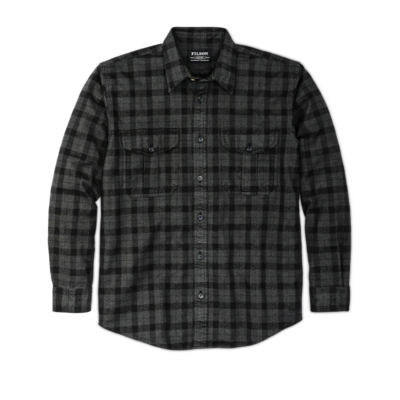 Filson- Alaskan Guide Shirt Heather Grey/Black Plaid