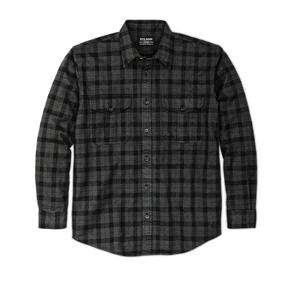 Filson- Alaskan Guide Shirt Heather Grey/Black Plaid