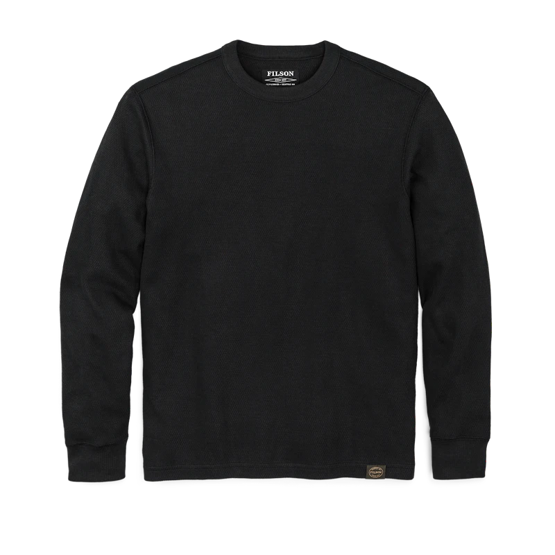 Filson- Waffle Knit Thermal Crewneck Navy