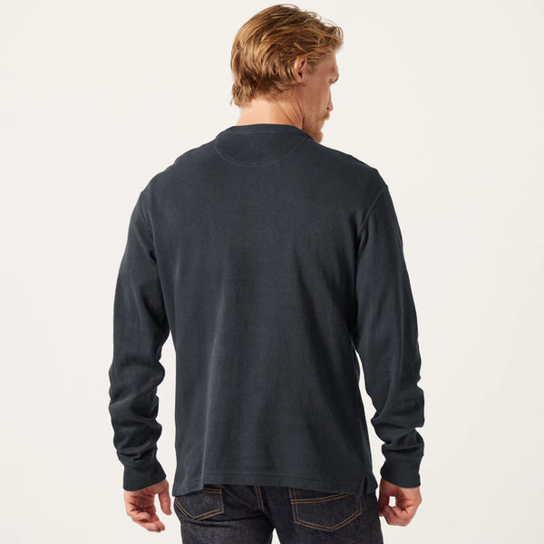 Filson- Waffle Knit Thermal Crewneck Navy