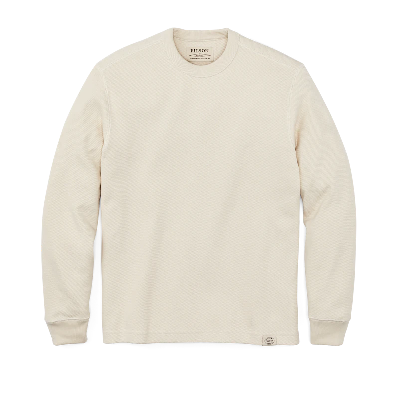 Filson- Waffle Knit Thermal Crewneck Sand