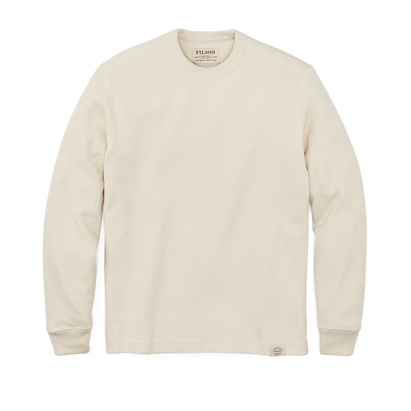 Filson- Waffle Knit Thermal Crewneck Sand