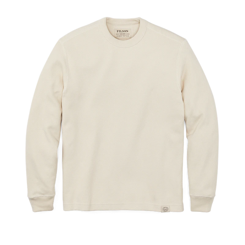 Filson- Waffle Knit Thermal Crewneck Sand