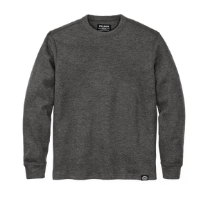 Filson- Waffle Knit Thermal Crewneck Charcoal