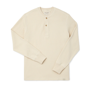 Filson- Waffle Knit Henley Sand