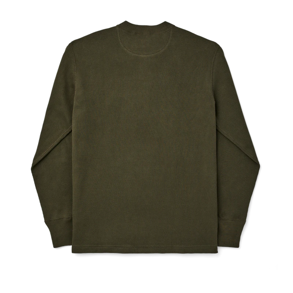 Filson- Waffle Knit Henley Mossy Rock