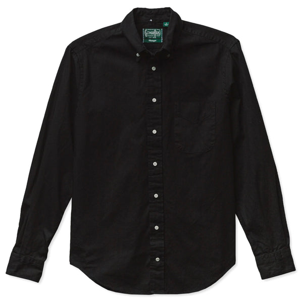 Gitman Vintage- Black Overdye Oxford