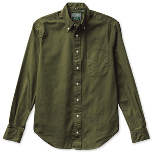 Gitman Vintage- Olive Overdye Oxford