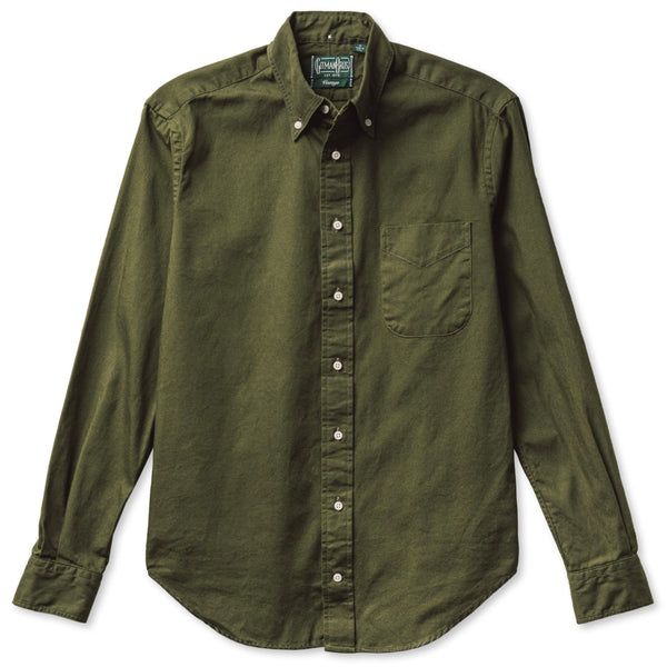 Gitman Vintage- Olive Overdye Oxford