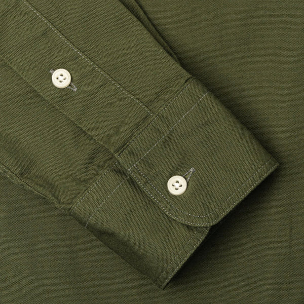 Gitman Vintage- Olive Overdye Oxford