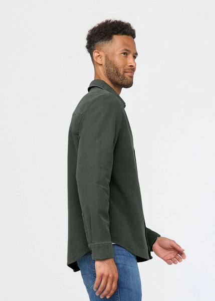 DUER- No Sweat Moleskin Shirt: Peat