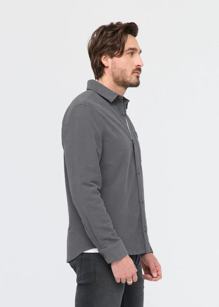 DUER- No Sweat Moleskin Shirt: Storm