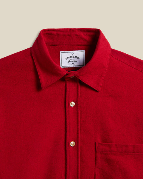 Portuguese Flannel- Teca: Red