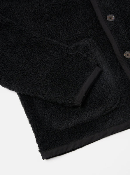 Universal Works- Lancaster Jacket in Black Mountain Fleece