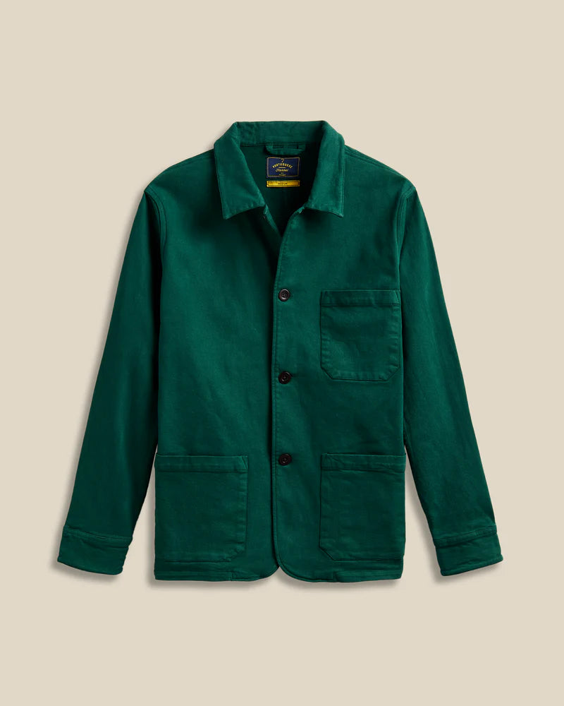 Portuguese Flannel- AW Labura Jacket in Green