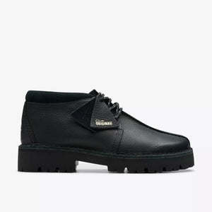 Clarks- Trek Hike Black Leather