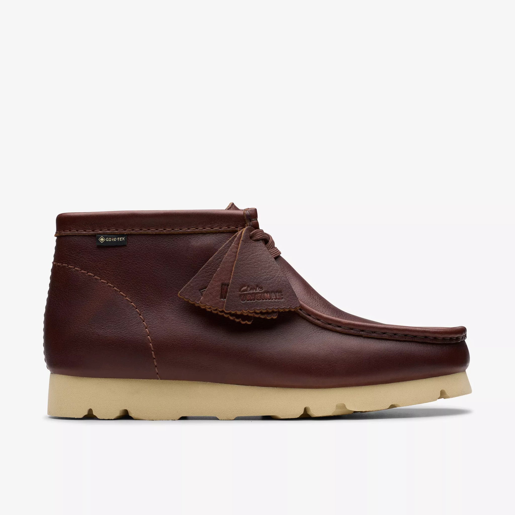 Clarks- Wallabee Boot GTX British Tan Leather