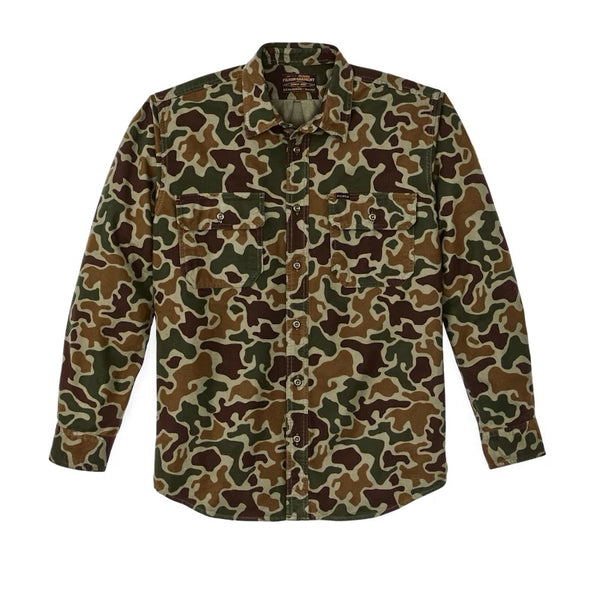 Filson- Field Flannel Shirt in Frog Camo