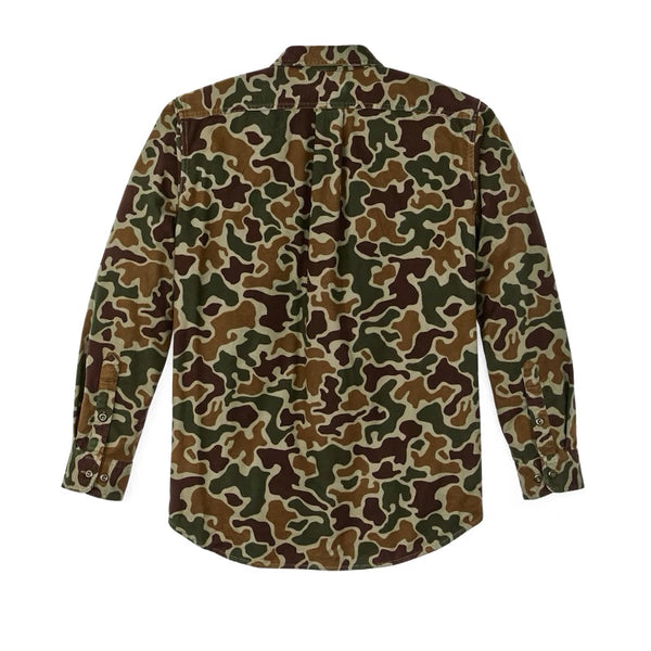 Filson- Field Flannel Shirt in Frog Camo