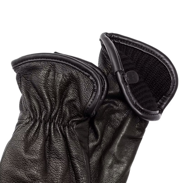 Filson- Original Lined Goatskin Gloves in Black