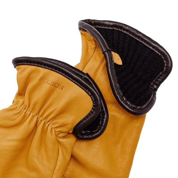 Filson- Original Lined Goatskin Gloves in Tan