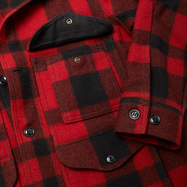 Filson- Mackinaw Cruiser in Red and Black