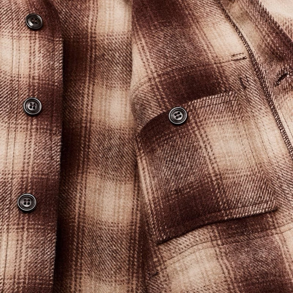 Filson- Mackinaw Cruiser in Brown and Tan Ombre