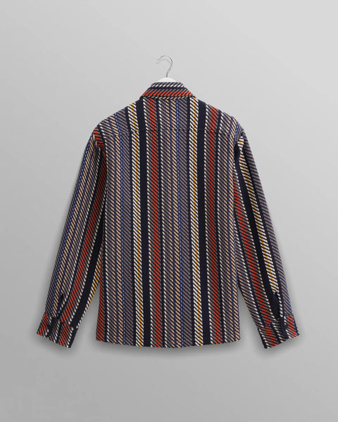 Wax London- Whiting Overshirt Vertical Stripe