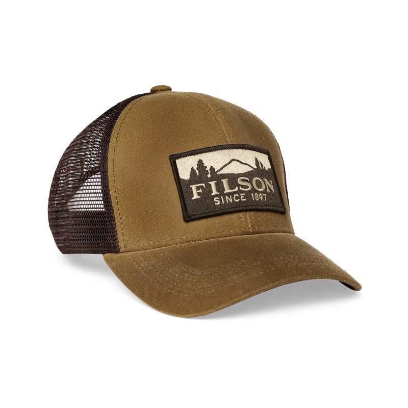 Filson- Logger Mesh Cap: Dark Tan