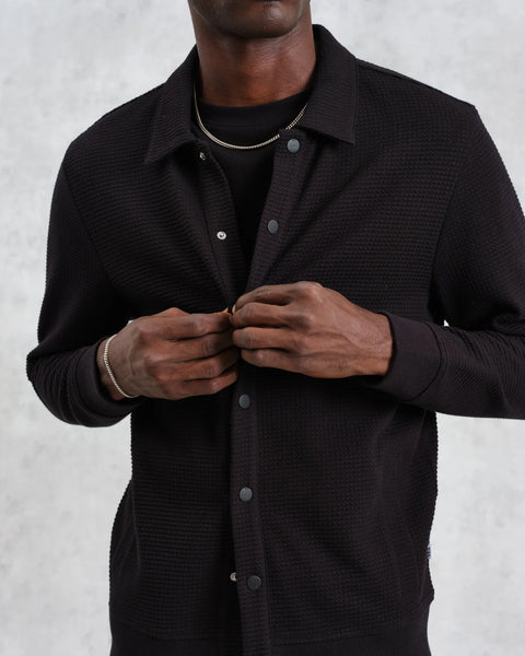 Wax London- Hays Jersey Overshirt Waffle