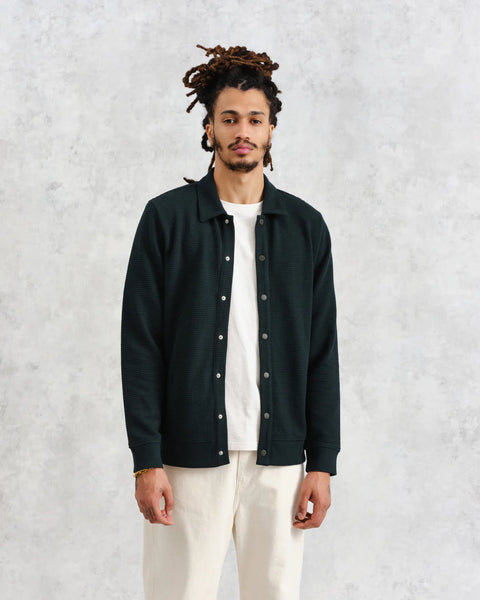 Wax London- Hays Jersey Overshirt Waffle