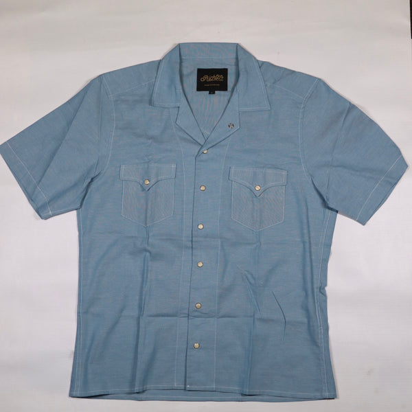 Richter- Vintage Chambray Open Collar