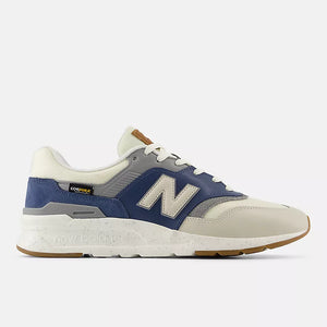 New Balance- 997HZO White with sea salt and vintage indigo