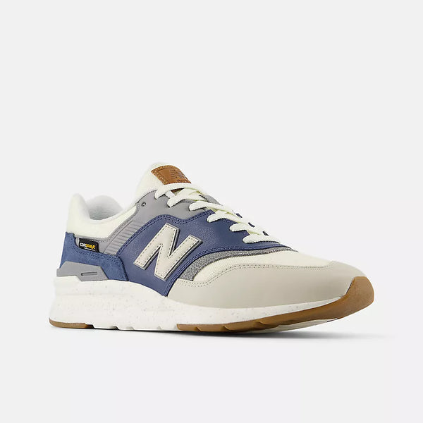 New Balance- 997HZO White with sea salt and vintage indigo