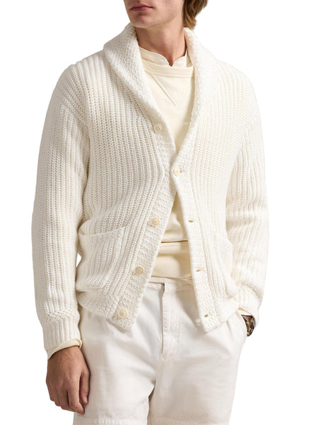 Polo Ralph Lauren- Linen-Cotton Shawl Cardigan