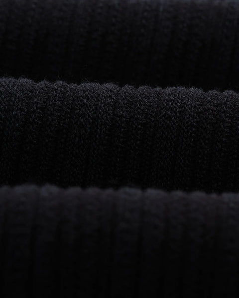 Wax London- Naples Polo Vertical Knit in Midnight