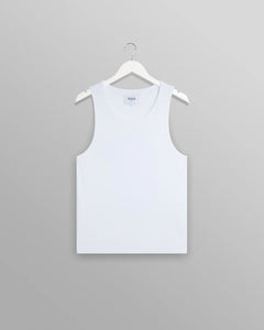 Wax London- Montague Vest in White Rib