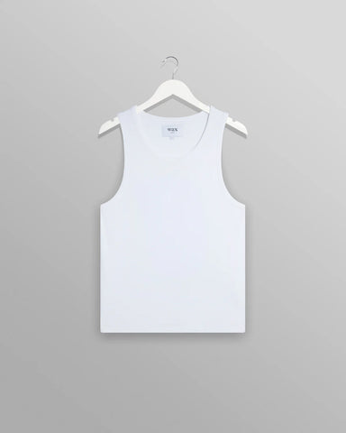 Wax London- Montague Vest in White Rib