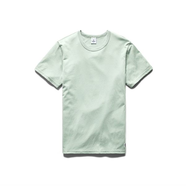 Reigning Champ- Knit Cotton Jersey Tee Aloe