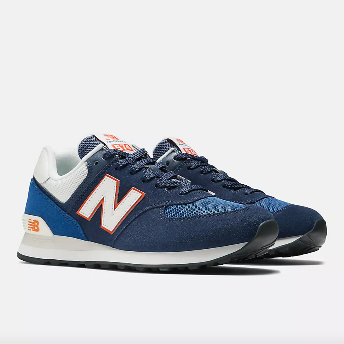 New balance blue outlet orange